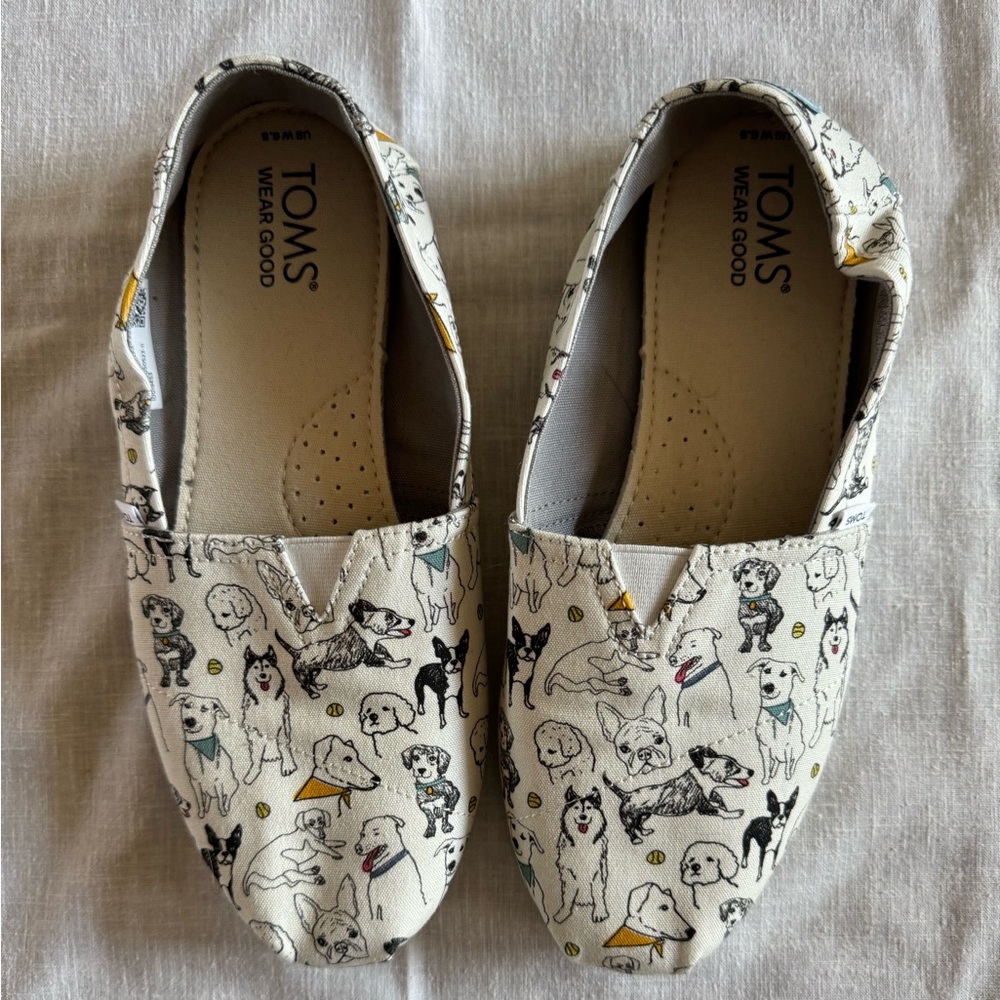 ADORABLE Dog TOMS Shoes 🐶